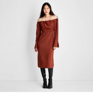 Off the Shoulder Future Collective Dress